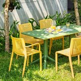 Mesa Dining Table Venice, Lagoon 7155