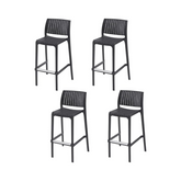 Banco para barra Rue, Lagoon 7036B con protector UV, altura 75 CM, SET de 4 piezas