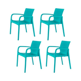Silla con Descansabrazos Alissa, Lagoon 7050, SET de 4 piezas