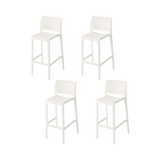 Banco para barra Sencilla, Lagoon 7211B con protector UV, altura 75 CM, SET de 4 piezas
