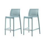Banco de cocina Milos, Lagoon 7203BC con protector UV, altura 65 CM, SET de 2 piezas