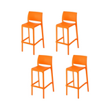 Banco para barra Sencilla, Lagoon 7211B con protector UV, altura 75 CM, SET de 4 piezas