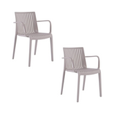 Silla con descansabrazos Milos, Lagoon 7203A, SET de 2 piezas