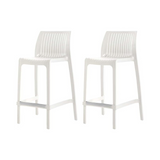 Banco de cocina Milos, Lagoon 7203BC con protector UV, altura 65 CM, SET de 2 piezas