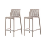 Banco de cocina Milos, Lagoon 7203BC con protector UV, altura 65 CM, SET de 2 piezas