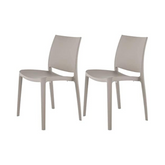 Silla sin Descansabrazos Sensilla, Lagoon 7052, SET de 2 piezas
