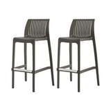 Banco de barra Milos, Lagoon 7203BB con protector UV, altura 75 CM, SET de 2 piezas