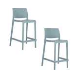 Banco de cocina Sensilla, Lagoon 7211C con protector UV, altura 65 CM, SET de 2 piezas