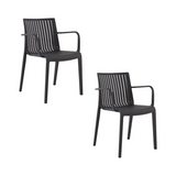 Silla con descansabrazos Milos, Lagoon 7203A, SET de 2 piezas
