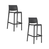 Banco para barra Sencilla, Lagoon 7211B con protector UV, altura 75 CM, SET de 2 piezas
