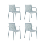 Silla con descansabrazos Milos, Lagoon 7203A, SET de 4 piezas