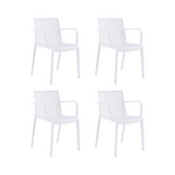 Silla con descansabrazos Milos, Lagoon 7203A, SET de 4 piezas