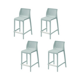 Banco de cocina Milos, Lagoon 7203BC con protector UV, altura 65 CM, SET de 4 piezas