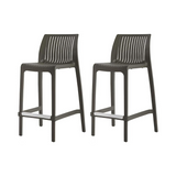 Banco de cocina Milos, Lagoon 7203BC con protector UV, altura 65 CM, SET de 2 piezas