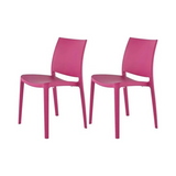 Silla sin Descansabrazos Sensilla, Lagoon 7052, SET de 2 piezas