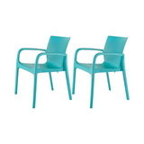 Silla con Descansabrazos Alissa, Lagoon 7050, SET de 2 piezas