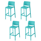 Banco para barra Sencilla, Lagoon 7211B con protector UV, altura 75 CM, SET de 4 piezas