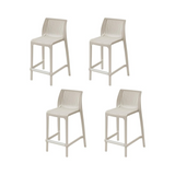 Banco de cocina Milos, Lagoon 7203BC con protector UV, altura 65 CM, SET de 4 piezas
