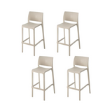 Banco para barra Sencilla, Lagoon 7211B con protector UV, altura 75 CM, SET de 4 piezas