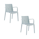 Silla con descansabrazos Milos, Lagoon 7203A, SET de 2 piezas
