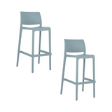 Banco para barra Sencilla, Lagoon 7211B con protector UV, altura 75 CM, SET de 2 piezas