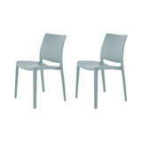 Silla sin Descansabrazos Sensilla, Lagoon 7052, SET de 2 piezas