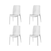 Silla sin Descansabrazos tipo Rattan Rue, Lagoon 7025 SET de 4 piezas