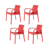 Silla con Descansabrazos Alissa, Lagoon 7050, SET de 4 piezas