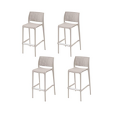 Banco para barra Rue, Lagoon 7036B con protector UV, altura 75 CM, SET de 4 piezas