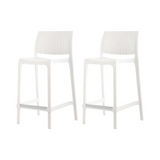 Banco de cocina Rue, Lagoon 7036C con protector UV, altura 65 CM, SET de 2 piezas