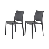 Silla sin Descansabrazos Sensilla, Lagoon 7052, SET de 2 piezas