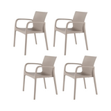 Silla con Descansabrazos Alissa, Lagoon 7050, SET de 4 piezas