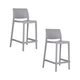 Banco de cocina Sensilla, Lagoon 7211C con protector UV, altura 65 CM, SET de 2 piezas