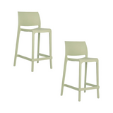 Banco de cocina Sensilla, Lagoon 7211C con protector UV, altura 65 CM, SET de 2 piezas