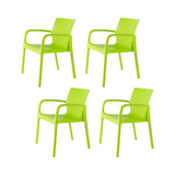 Silla con Descansabrazos Alissa, Lagoon 7050, SET de 4 piezas