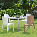 Silla sin Descansabrazos tipo Rattan Rue, Lagoon 7025 SET de 2 piezas