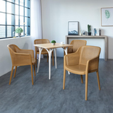 Silla con Descansabrazos Grace, Lagoon 7028 SET de 4 piezas