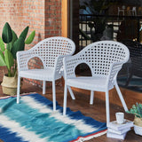 Silla con Descansabrazos Iris, Lagoon 7029DC (87 CM), SET de 2 piezas
