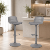 Banco Ajustable Munchen con cojín, Lagoon 7263B, Set De 2. Para Barra