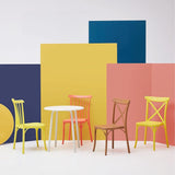 Silla sin Descansabrazos X Chair, Lagoon 7061 SET de 2 piezas