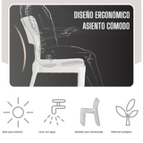 Banco para barra Sencilla, Lagoon 7211B con protector UV, altura 75 CM, SET de 4 piezas