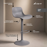 Banco Ajustable Munchen Lagoon 7263A, Set De 2. Para Barra