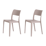 Silla sin Descansabrazos La Vie, Lagoon 7201, SET de 2 piezas