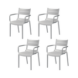 Silla con Descansabrazos Naples, Lagoon 7220A, SET de 4 piezas