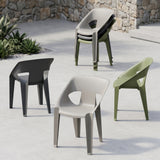 Silla Lagoon Mamut 7258, Polipropileno, Apilable, Set De 2 piezas