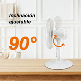 Ventilador de Pedestal 3 en 1 Mytek 3123, plástico de 16"