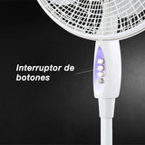 Ventilador de Pedestal 3 en 1 Mytek 3123, plástico de 16"