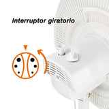 Ventilador de pedestal Mytek 3197, plástico de 16"