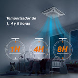 Ventilador de falso plafón Mytek 3198, plástico de 14"