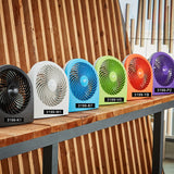 Ventilador de escritorio Mytek 3199, plástico de 9"
